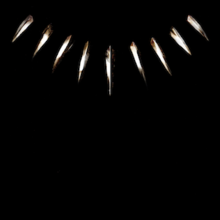 The cover image features a neck-ornament upon complete black background. It is made of animal incisors used as beads and worn by T'Challa.