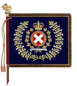 The regimental colour of The Canadian Scottish Regiment (Princess Mary's). C Scot R Regt Colour.jpg