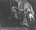 Henry Fuseli's 1766 depiction of Garrick and Mrs. Pritchard, with the daggers.[181]