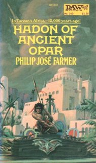 <i>Hadon of Ancient Opar</i> 1974 novel by Philip José Farmer
