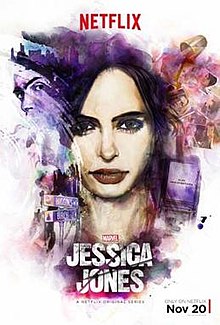 JESSICA JONES TV Show PHOTO Print POSTER Series Krysten Ritter Daredevil Art 002