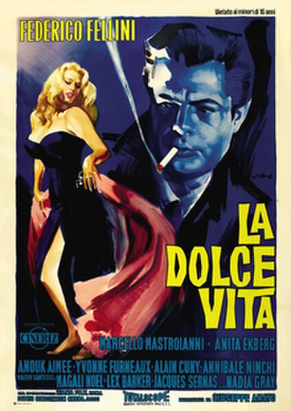 Italian theatrical release poster by Giorgio Olivetti