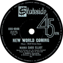 New world coming by mama cass elliot Australian single side-A.png