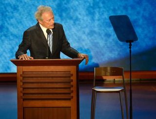 <span class="mw-page-title-main">Clint Eastwood at the 2012 Republican National Convention</span> Speech by Clint Eastwood