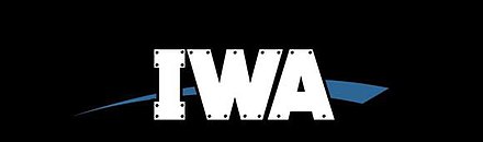 The redesigned logo used by Team IWA in the WWL.