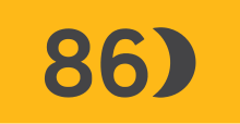 Icon for route 86.