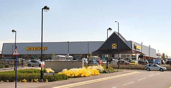 Former Safeway store in Consett, County Durham. Since replaced with a new-build store in November 2012