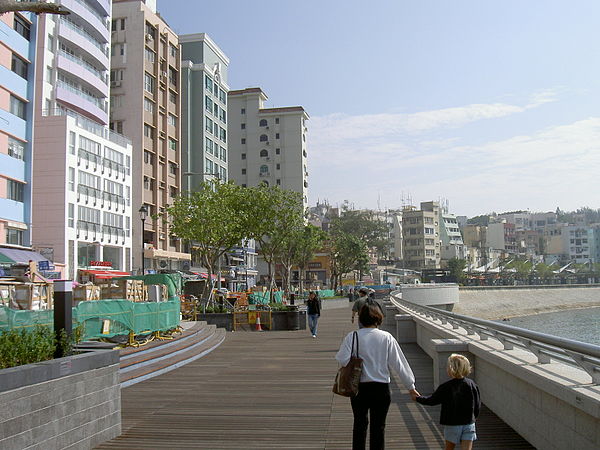 Promenade in Stanley, Hong Kong