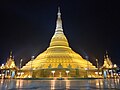 Pagoda at night