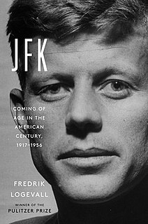 <i>JFK: Coming of Age in the American Century, 1917–1956</i> 2020 non-fiction biography by Fredrik Logevall
