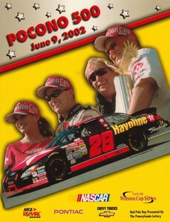 2002 Pocono 500 14th race of the 2002 NASCAR Winston Cup Series