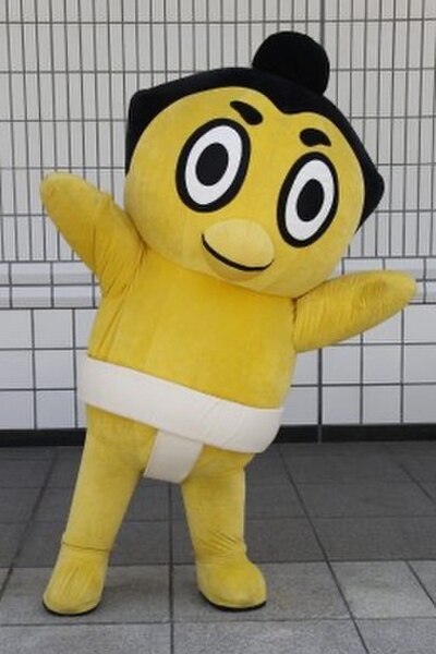 Hiyonoyama, the chicken mascot of the Japan Sumo Association