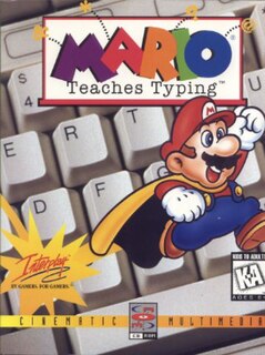 <i>Mario Teaches Typing</i> 1992 video game