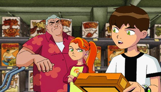 The original design of Gwen from the original pilot of Ben 10 (2005), in which the character was developed as a classmate, friend and potential romant