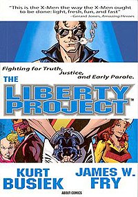 The Liberty Project trade paperback, artist James W. Fry and Andrew Pepoy. RepLibBook.jpg