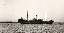 Typical sixty-miler enters harbour in ballast for a load of coal, 1923. Sixty-miler.jpg