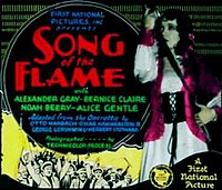 Lantern slide for the film. Song of the Flame 1930 Poster.jpg