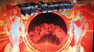 <i>TX-Sector</i> Pinball machine designed by John Trudeau