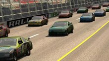 Screenshot of the Thunder Alley Pro cars during the initial pace lap. Thunder Alley Pro Cars.jpg