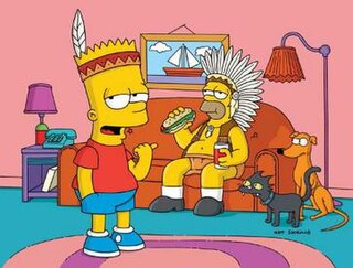 <span class="mw-page-title-main">The Bart of War</span> 21st episode of the 14th season of The Simpsons
