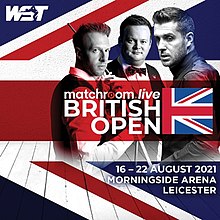 Affiche voor het British Open-evenement