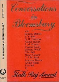 <i>Conversations in Bloomsbury</i> Book by Mulk Raj Anand