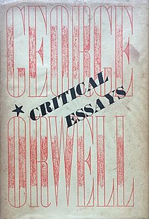 <i>Critical Essays</i> (Orwell)