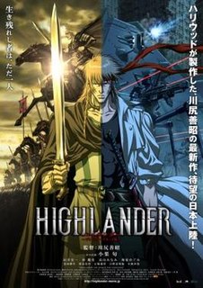<i>Highlander: The Search for Vengeance</i> 2007 film by Yoshiaki Kawajiri