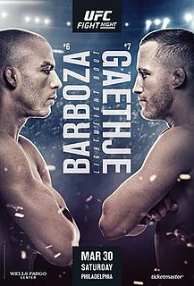 UFC on ESPN: Barboza vs. Gaethje UFC mixed martial arts event in 2019