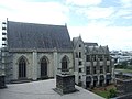 The chapel in the interior of Angers Castle