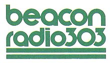 Beacon Radio's initial logo when it began broadcasting at 303 m (990 kHz) mediumwave and FM 97.2 MHz Beacon Radio initial logo.jpeg