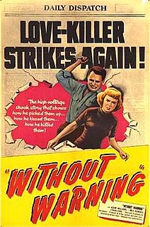<i>Without Warning!</i> 1952 film by Arnold Laven