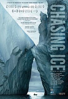 <i>Chasing Ice</i> 2012 documentary film directed by Jeff Orlowski