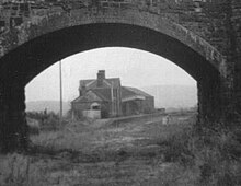 Dulverton station just after the rails were lifted in October 1969