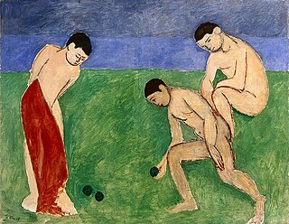 <i>Game of Bowls</i> 1908 painting by Henri Matisse