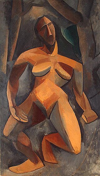 Pablo Picasso Naked woman, 1909, 81×100 cm: Description of the artwork