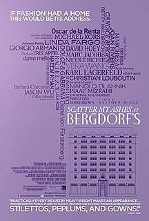 <i>Scatter My Ashes at Bergdorfs</i> 2013 American film