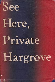 <i>See Here, Private Hargrove</i> film