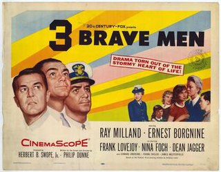 <i>Three Brave Men</i> 1956 film by Philip Dunne