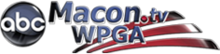 WPGA-TV's logo as "ABC Macon", used from July 2007 to December 2009; the station's current logo is based on this design. For a time after this logo was dropped, the station's website used a modified version of this logo that omitted the ABC logo. WPGA58.png