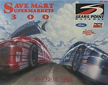 The 1994 Save Mart Supermarkets 300 program cover.