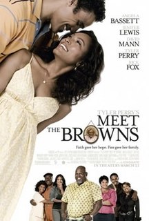 <i>Meet the Browns</i> (film) 2008 film by Tyler Perry