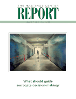 <i>Hastings Center Report</i> Bioethics journal