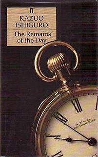 <i>The Remains of the Day</i> novel by Kazuo Ishiguro