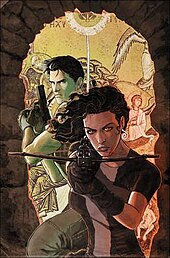 Helena Bertinelli of Earth Prime on the cover of Grayson Annual #1 (February 2015), art by Mikel Janín.