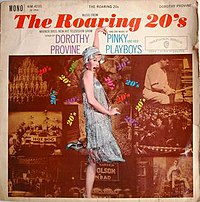 Front cover of the 1960 Warner Bros. Records soundtrack album. Roaring 20's cover.jpg