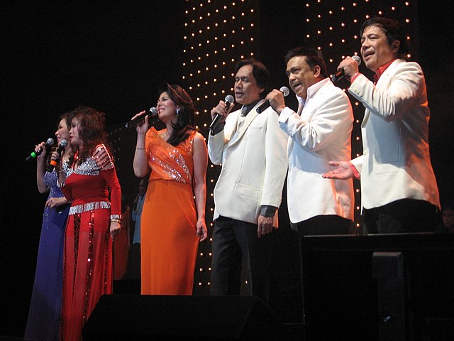 The Legends of OPM (5 March 2009). Left to Right: Claire dela Fuente, Eva Eugenio, Joey Albert, Rey Valera, Rico Puno, and Nonoy Zuñiga on 30 December