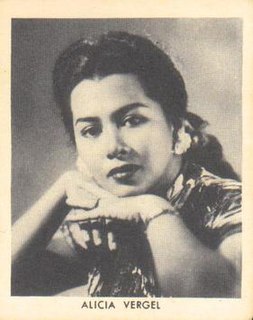 Alicia Vergel Filipina actress