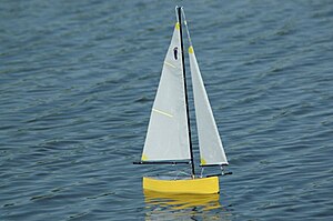 small rc sailboat