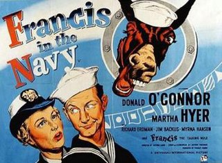 <i>Francis in the Navy</i> 1955 film by Arthur Lubin